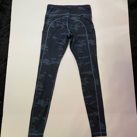 Lululemon Speed Tight II Heathered Texture Lotus Camo Oil Slick Blue/Inkwell S 6 - Picture 12 of 17